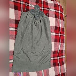 Anthropologie Gray Sleeveless Dress